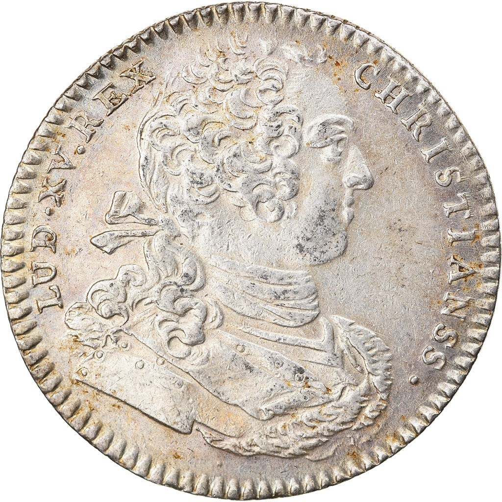 France, Token, Louis XV, Bâtiments du Roi, History, EF(40-45), Silver