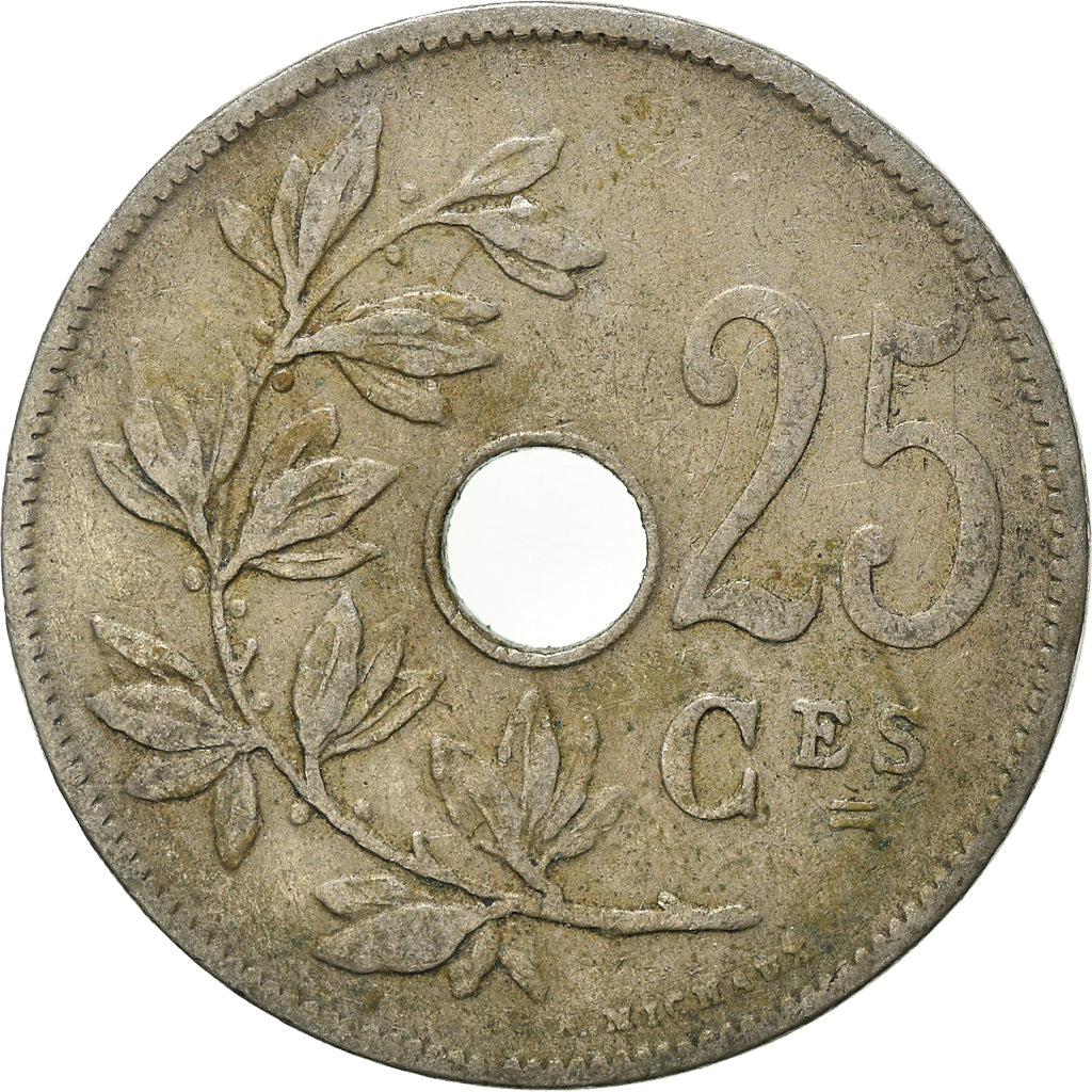 Coin, Belgium, 25 Centimes, 1926, VF(30-35), Copper-nickel, KM:68.1