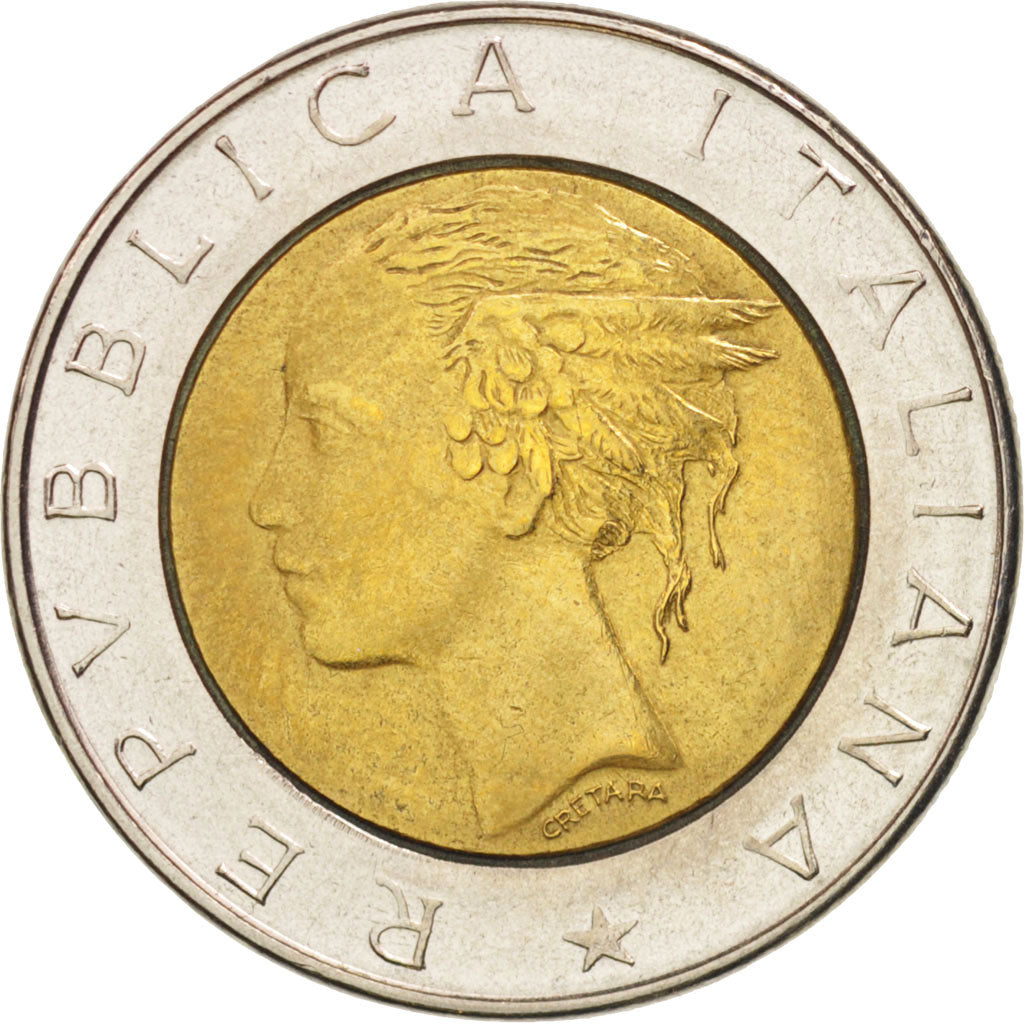 Italie, 500 Lire, 1982, Rome, TTB, Bi-Metallic, KM:111