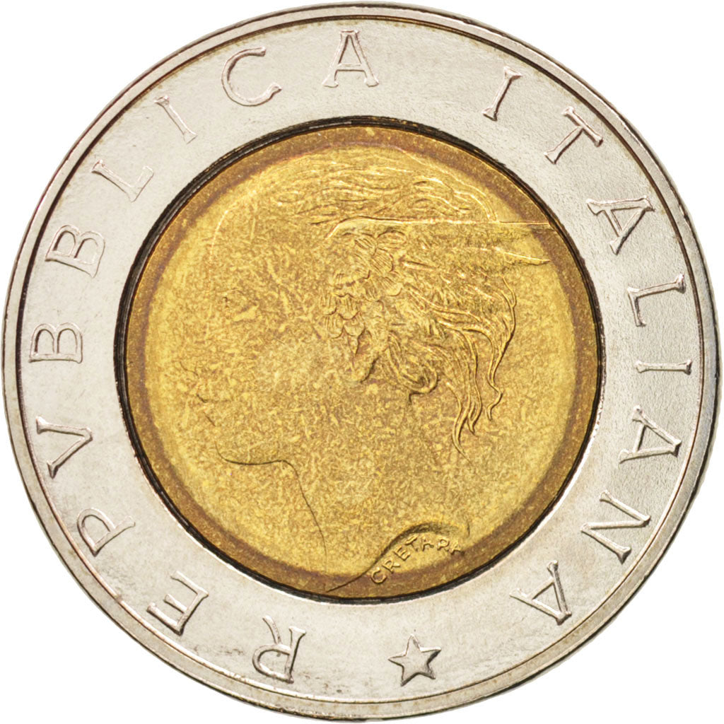 Italia, 500 Lire, 1994, Rome, BB, Bi-metallico, KM:167
