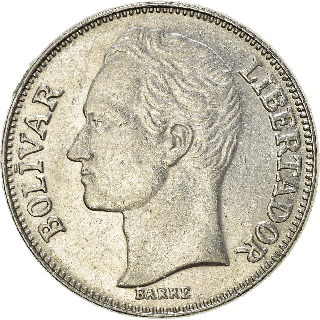 Moeda, Venezuela, 2 Bolivares, 1986, EF(40-45), Níquel, KM:43