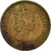 Coin, Hong Kong, Elizabeth II, 10 Cents, 1959, VF(20-25), Nickel-brass, KM:28.1