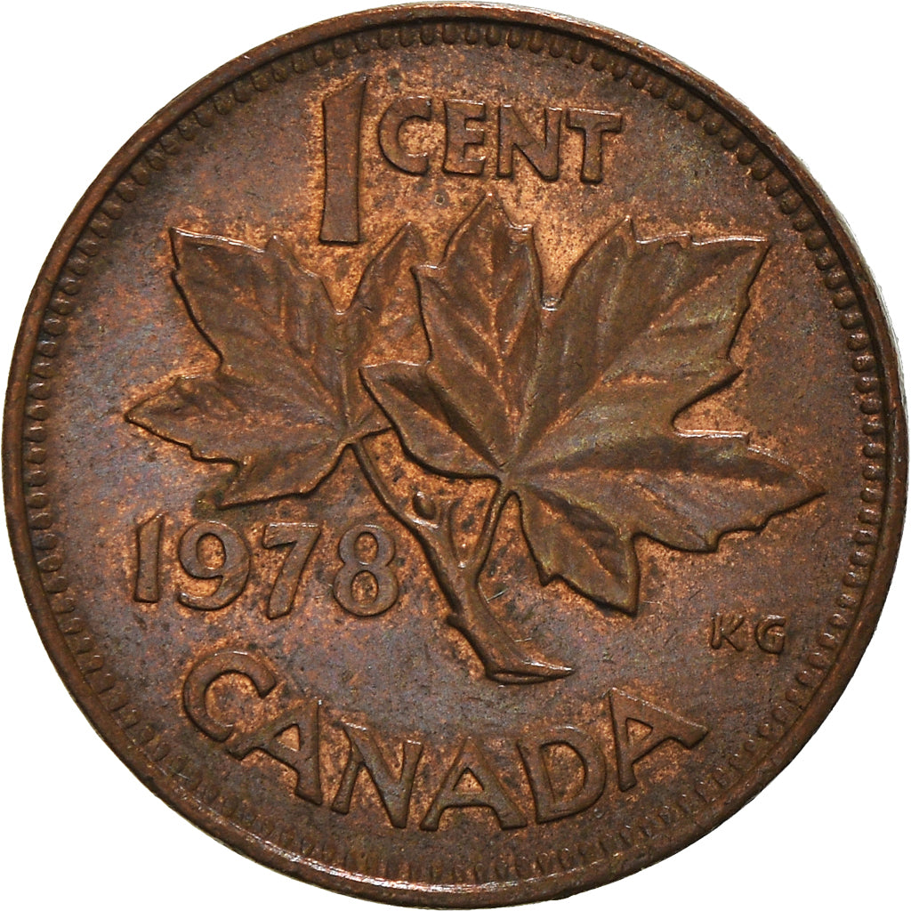 Coin, Canada, Cent, 1978, EF(40-45), Bronze, KM:59.2