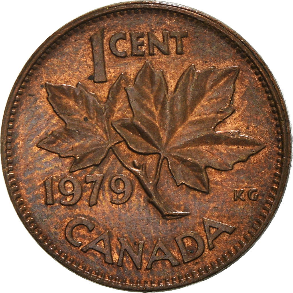 Moneda, Canadá, Cent, 1979, MBC, Bronce, KM:59.2