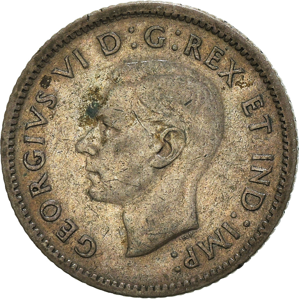 Coin, Canada, George VI, 10 Cents, 1942, Royal Canadian Mint, Ottawa, EF(40-45)