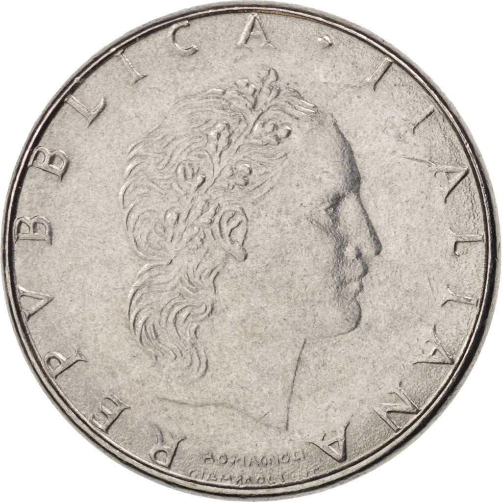 Italia, 50 Lire, 1990, Rome, SPL, Acciaio inossidabile, KM:95.2