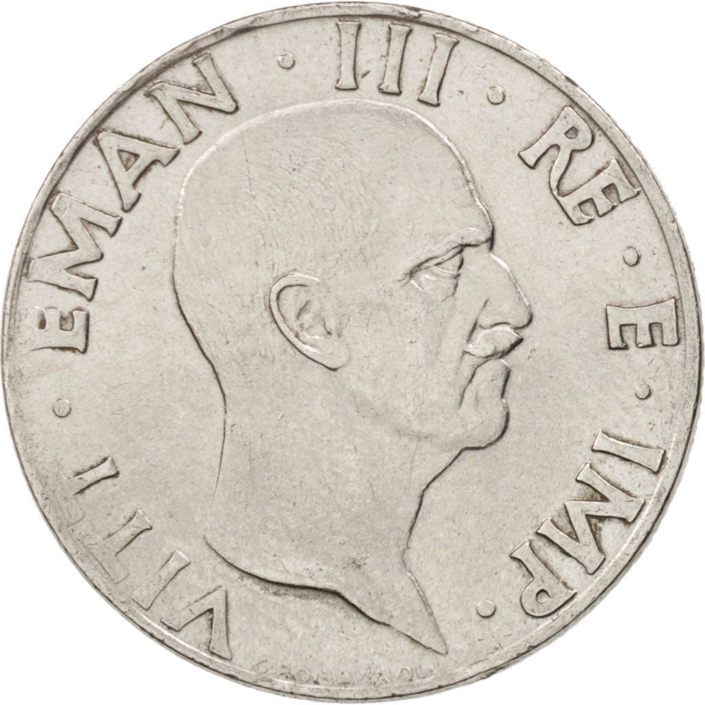 Italien, Vittorio Emanuele III, 50 Centesimi, 1940, Rome, AU(50-53), Stainles...