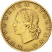 Italy, 20 Lire, 1958, Rome, AU(50-53), Aluminum-Bronze, KM:97.1