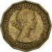 Coin, Great Britain, Elizabeth II, 3 Pence, 1961, VF(20-25), Nickel-brass