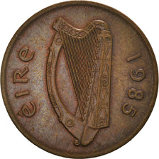 Moneta, REPUBBLICA D’IRLANDA, 2 Pence, 1985, BB, Bronzo, KM:21