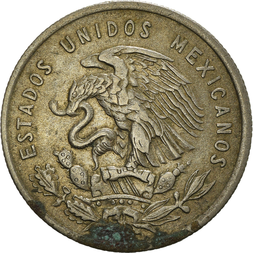 Moneda, México, 50 Centavos, 1950, Mexico City, MBC, Plata, KM:449