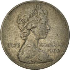 Coin, GAMBIA, THE, 2 Shillings, 1966, EF(40-45), Copper-nickel, KM:5