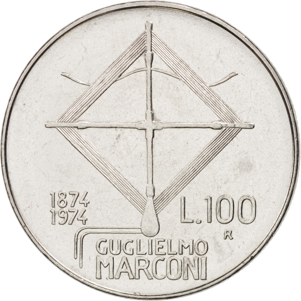 Münze, Italien, 100 Lire, 1974, Rome, VZ+, Stainless Steel, KM:102