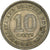 Monnaie, MALAYA & BRITISH BORNEO, 10 Cents, 1961, Heaton, TTB, Cupro-nickel