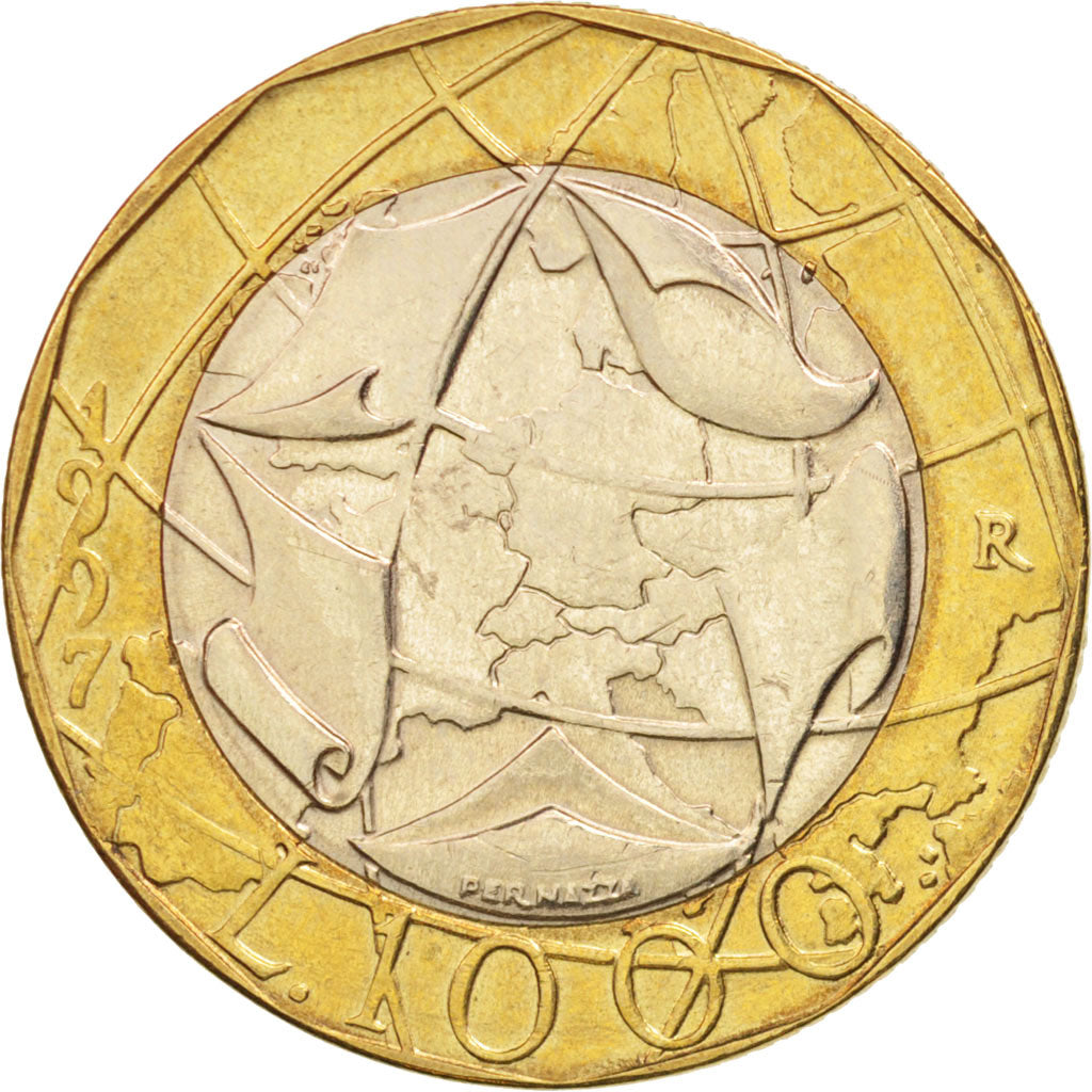 Monnaie, Italie, 1000 Lire, 1997, Rome, SUP, Bi-Metallic, KM:194