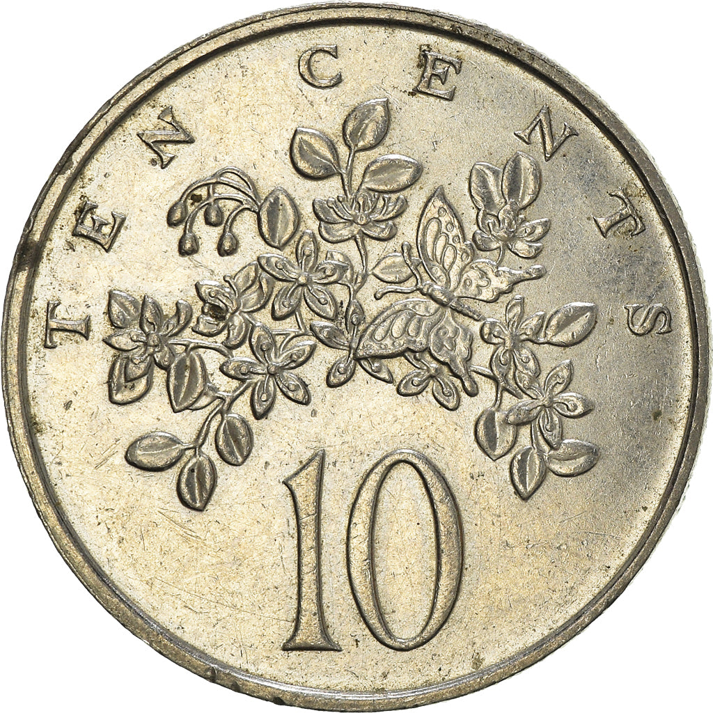 Monnaie, Jamaica, Elizabeth II, 10 Cents, 1988, Franklin Mint, TB+
