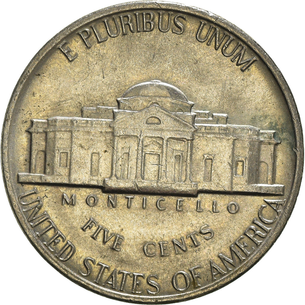 Moneta, Stati Uniti, Jefferson Nickel, 5 Cents, 1980, U.S. Mint, Philadelphia