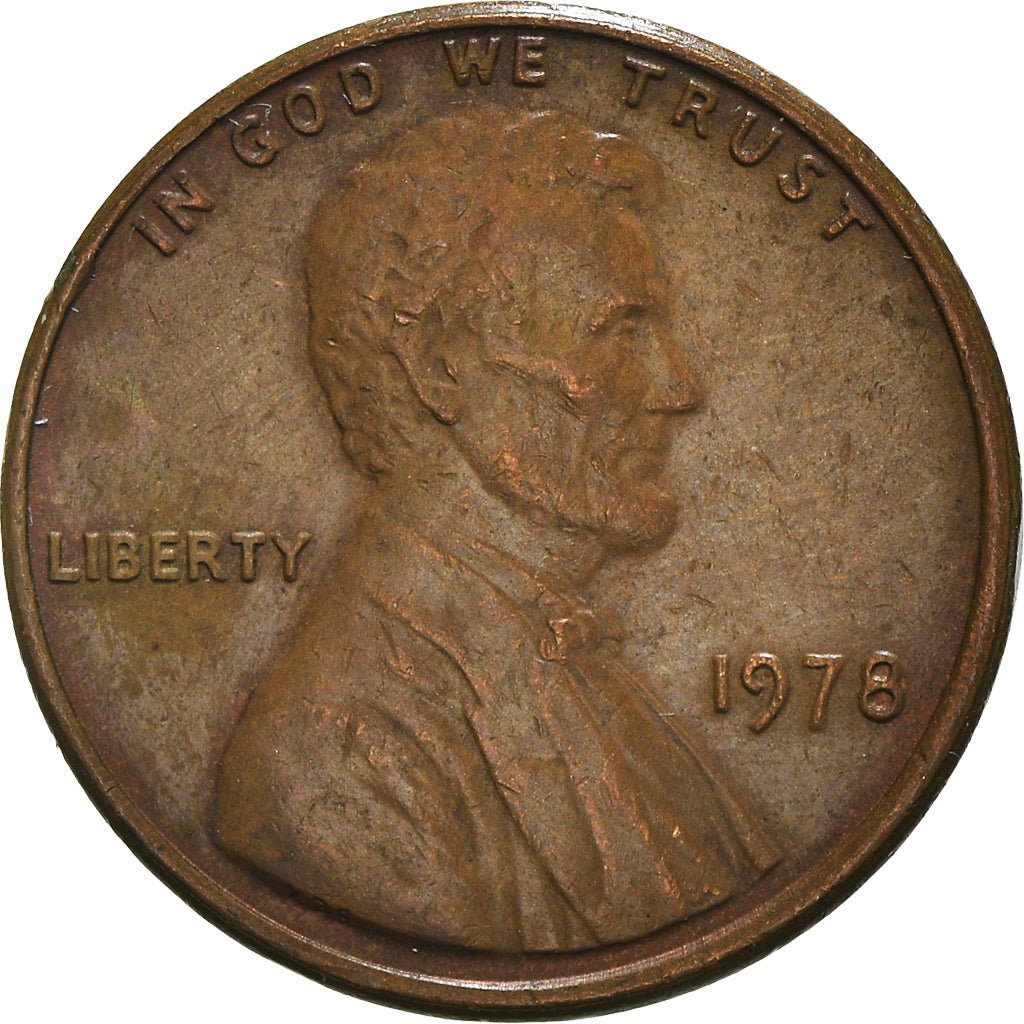 Moneta, USA, Lincoln Cent, Cent, 1978, U.S. Mint, Philadelphia, VF(30-35)
