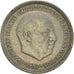Coin, Spain, Caudillo and regent, 5 Pesetas, 1957, EF(40-45), Copper-nickel