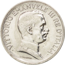 Italy, Vittorio Emanuele III, Lira, 1917, Rome, AU(55-58), Silver, KM:57