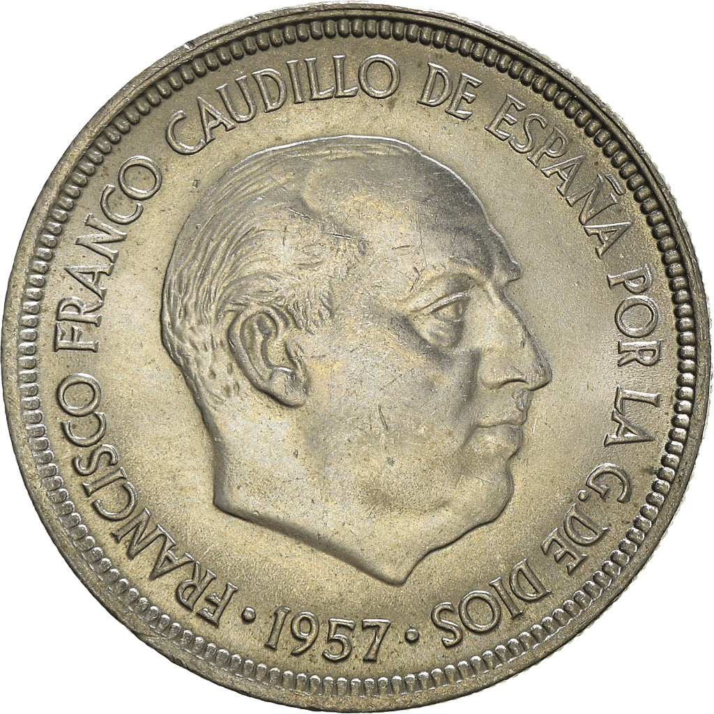 Monnaie, Espagne, Caudillo and regent, 5 Pesetas, 1971, SUP, Cupro-nickel