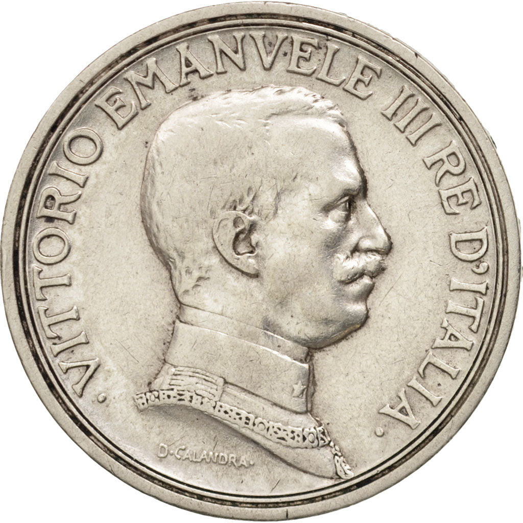 Italia, Vittorio Emanuele III, 2 Lire, 1914, Rome, BB, Argento, KM:55