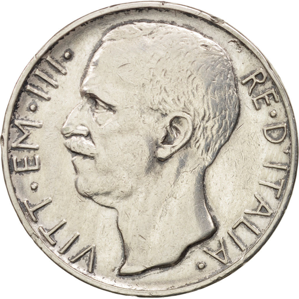 Italie, Vittorio Emanuele III, 10 Lire, 1927, Rome, TTB, Argent, KM:68.2