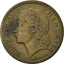 Monnaie, France, Lavrillier, 5 Francs, 1946, TTB, Bronze-Aluminium