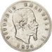 Italy, Vittorio Emanuele II, 5 Lire, 1874, Milan, VF(30-35), Silver, KM:8.3