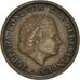 Moneta, Holandia, Juliana, Cent, 1950, AU(50-53), Brązowy, KM:180