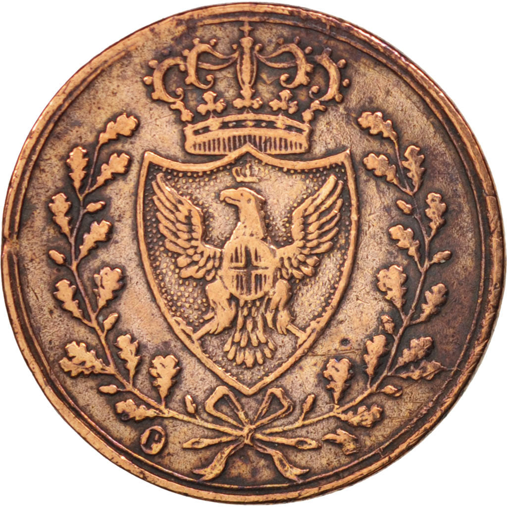 États italiens, SARDINIA, Carlo Felice, Centesimo, 1826, Torino, TTB, Cuivre...