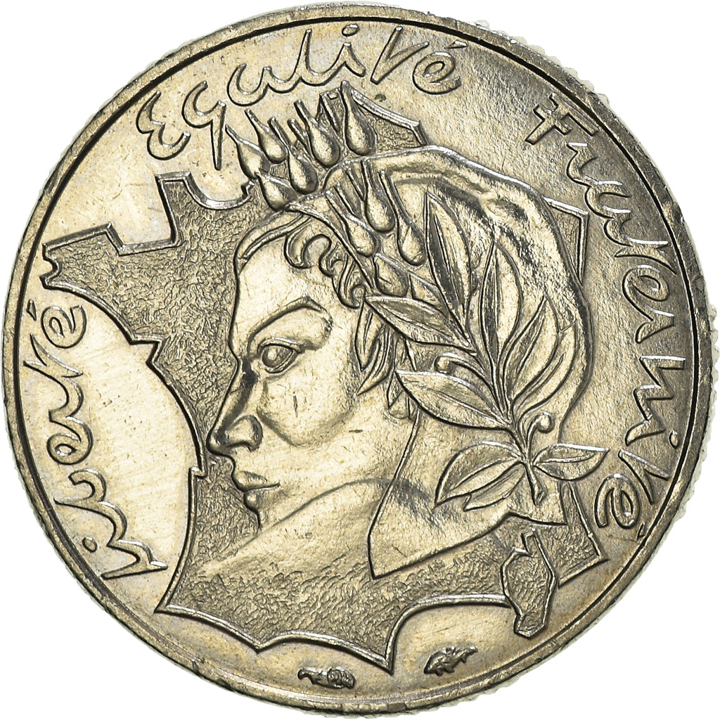 Münze, Frankreich, 10 Francs, 1986, Paris, SS+, Nickel, KM:E132, Gadoury:824