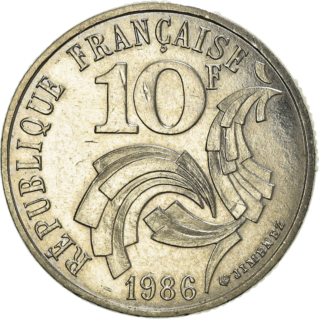 Münze, Frankreich, 10 Francs, 1986, Paris, SS+, Nickel, KM:E132, Gadoury:824