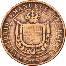 États italiens, TUSCANY, Provisional Government, 5 Centesimi, 1859, TB+, Cui...
