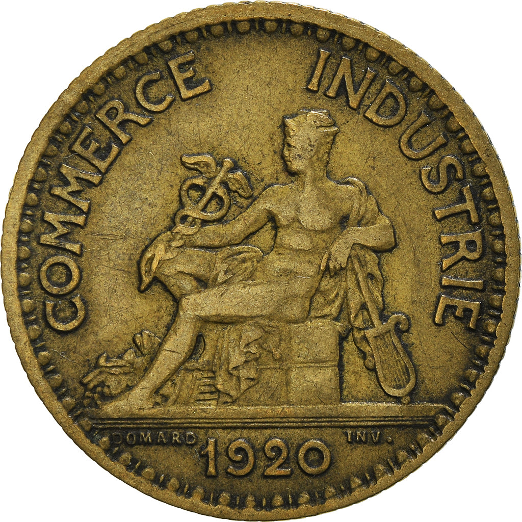 Coin, France, Chambre de commerce, Franc, 1920, Paris, EF(40-45)