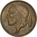 Moneta, Belgia, Baudouin I, 50 Centimes, 1968, EF(40-45), Brązowy, KM:149.1