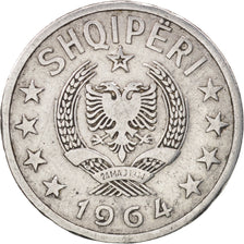 Moneta, Albania, 20 Qindarka, 1964, BB, Alluminio, KM:41