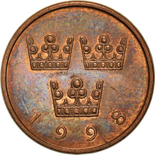 Monnaie, Suède, Carl XVI Gustaf, 50 Öre, 1998, TTB, Bronze, KM:878