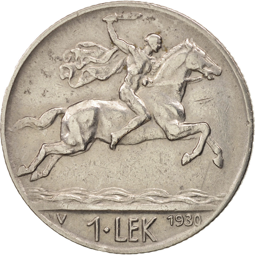 Albania, Lek, 1930, BB, Nichel, KM:5