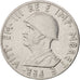 Albania, Vittorio Emanuele III, 0.50 Lek, 1940, Rome, EF(40-45), Stainless