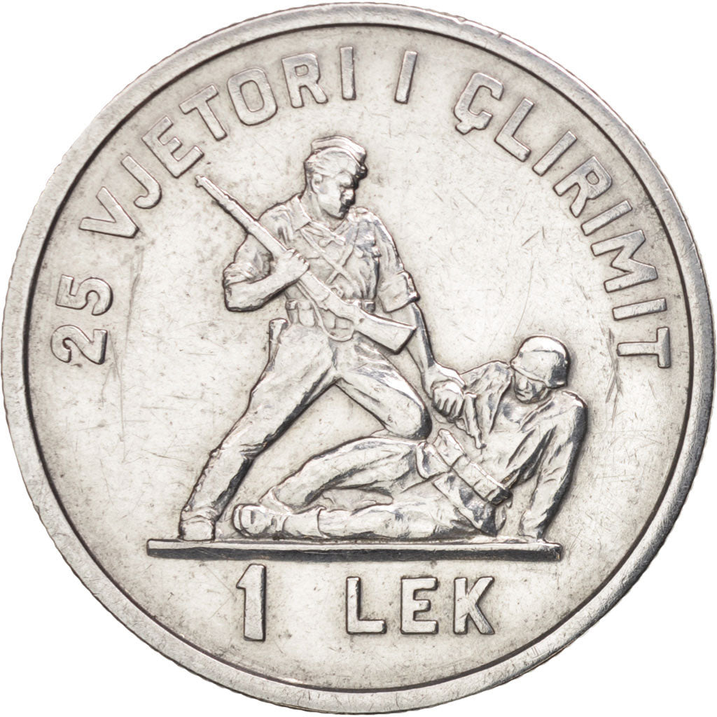Moneta, Albania, Lek, 1969, BB, Alluminio, KM:48