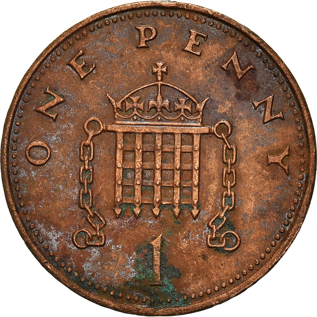 Monnaie, Grande-Bretagne, Elizabeth II, Penny, 1988, TB, Bronze, KM:935