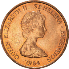 Munten, SINT HELENA & ASCENSION, Elizabeth II, Penny, 1984, British Royal Mint