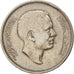 Moneta, Giordania, Hussein, 50 Fils, 1/2 Dirham, 1977, MB+, Rame-nichel, KM:18
