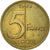 Moneda, Bélgica, Albert II, 5 Francs, 5 Frank, 1994, Brussels, BC+, Aluminio -