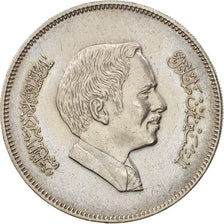 Giordania, Hussein, 100 Fils, Dirham, 1984, BB+, Rame-nichel, KM:40