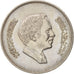 Giordania, Hussein, 100 Fils, Dirham, 1984, BB+, Rame-nichel, KM:40