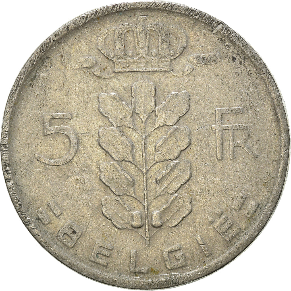 Coin, Belgium, 5 Francs, 5 Frank, 1958, VF(30-35), Copper-nickel, KM:135.1
