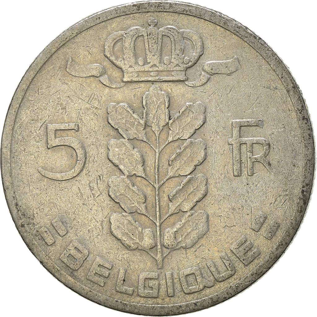 Coin, Belgium, 5 Francs, 5 Frank, 1962, VF(20-25), Copper-nickel, KM:134.1