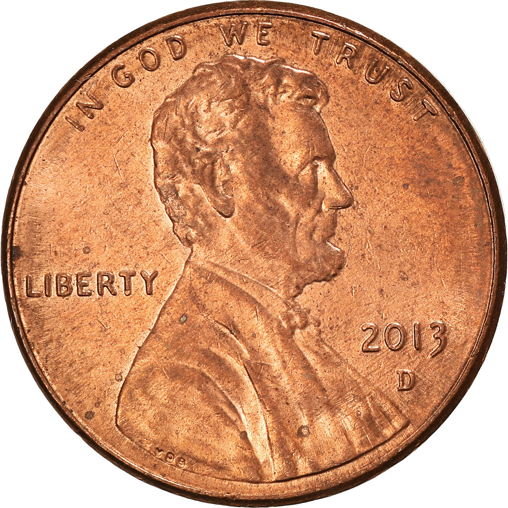 Coin, United States, Lincoln - Shield Reverse, Cent, 2013, U.S. Mint, Denver